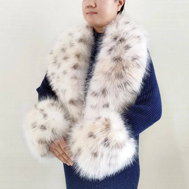 Shawl Wrap Winter - Grote Vrouwen Faux Vos Bont Sjaal