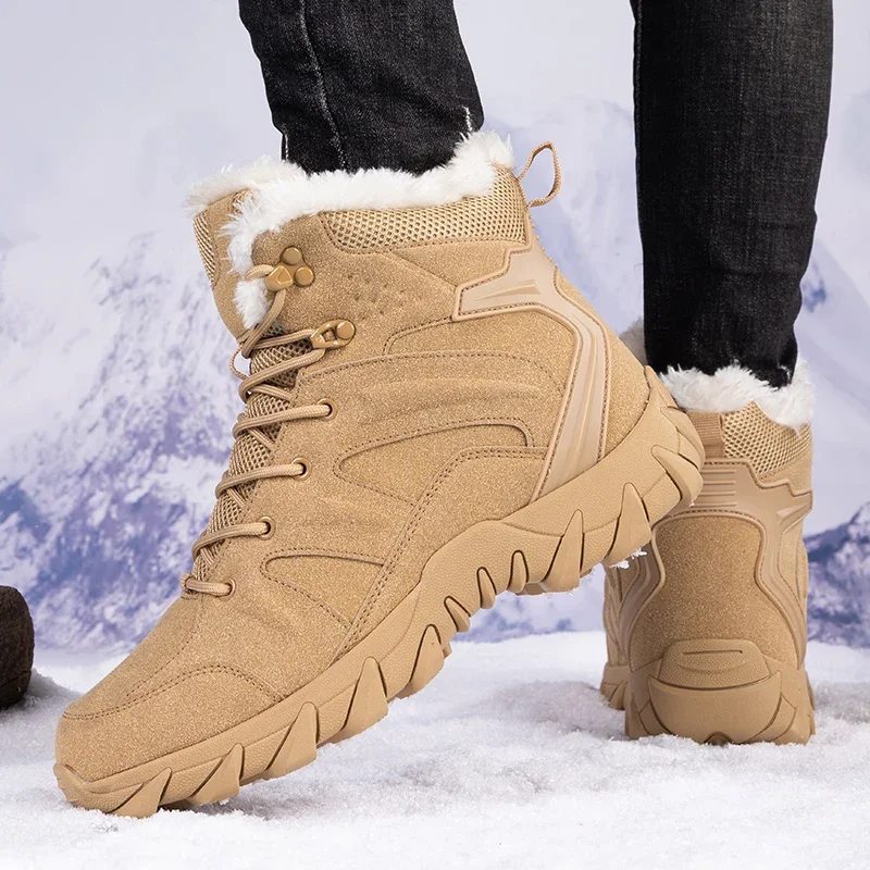 Waterproof Winter Boot - Mannen Winter Tactische Laarzen Lace Up