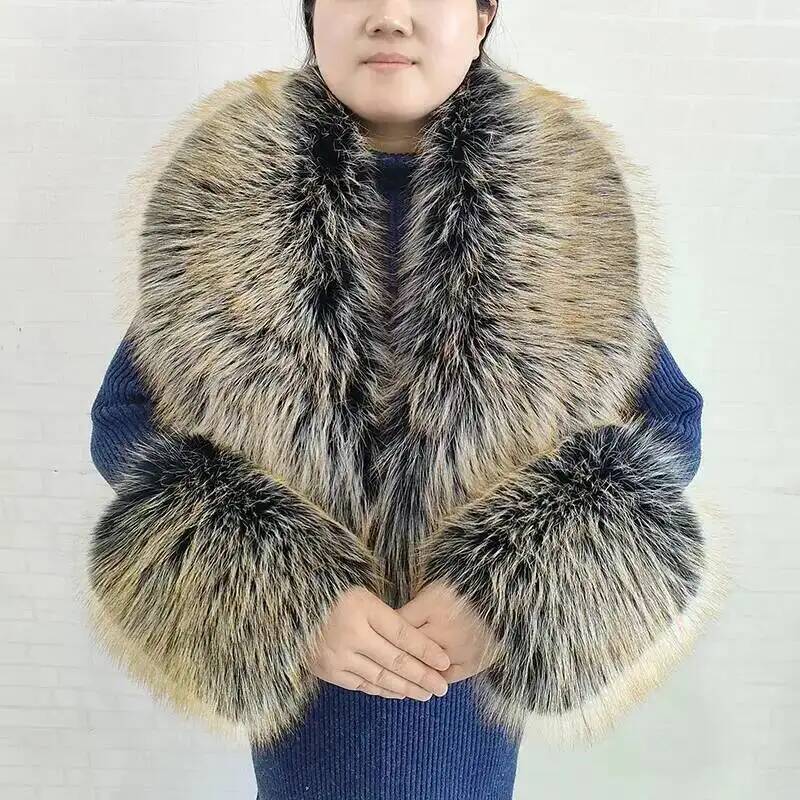 Grote Vrouwen Faux Vos Bont Sj - Shawl Wrap Winter recensie en prijs