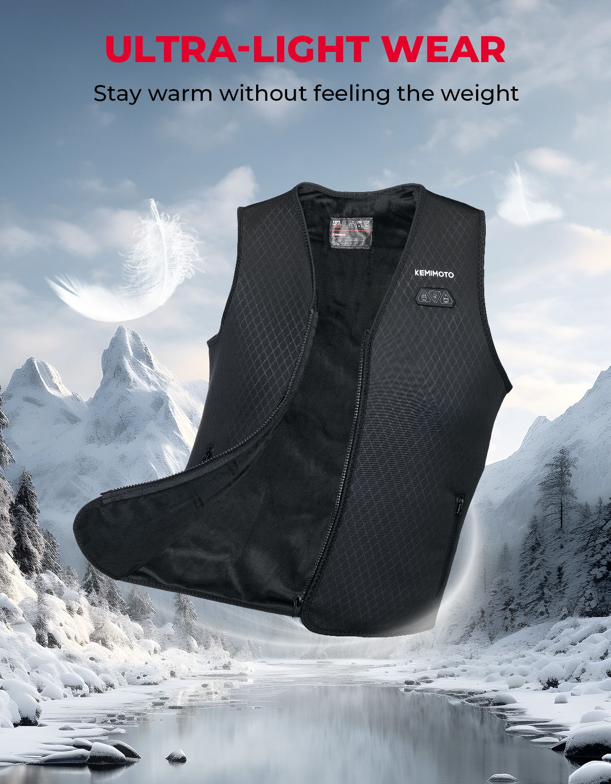 Lichtgewicht verwarmd vest USB - Heated Vest Battery recensie en prijs
