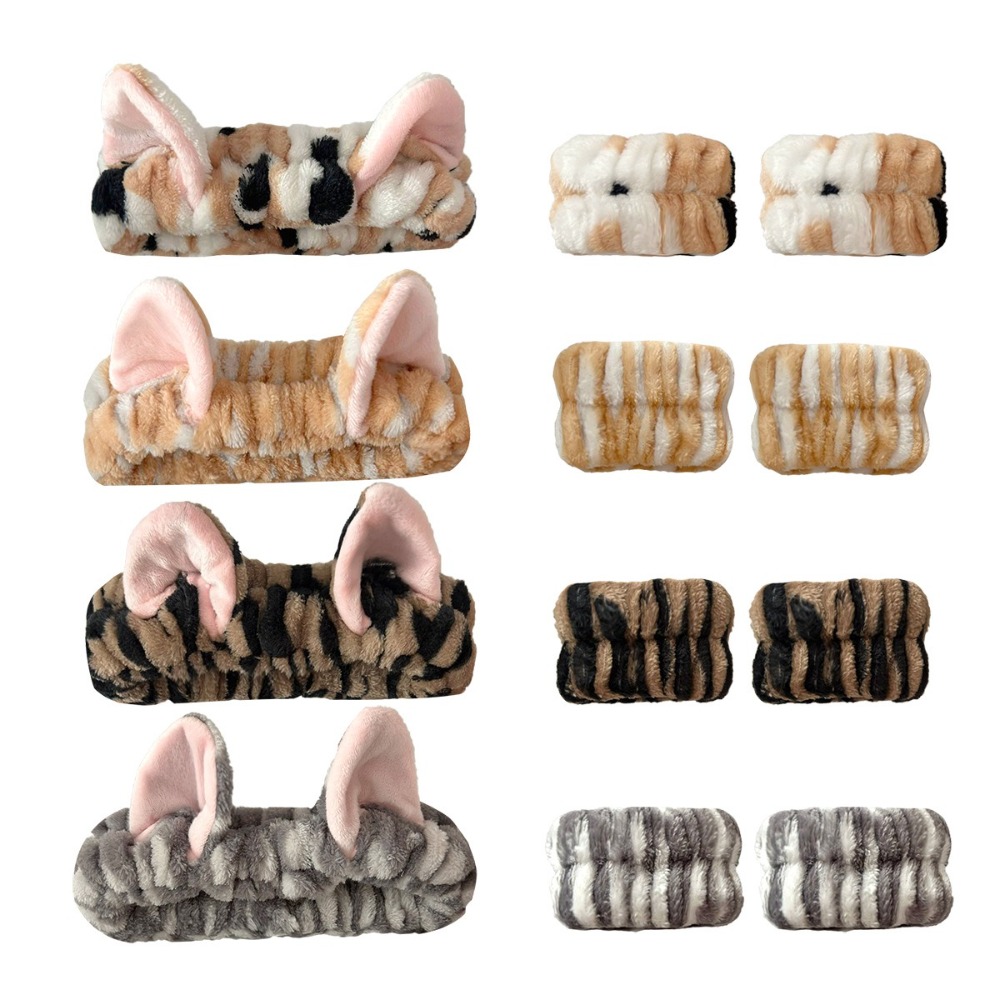 3 stks/set Luipaardprint Leuke - Winter Headband Fleece recensie en prijs