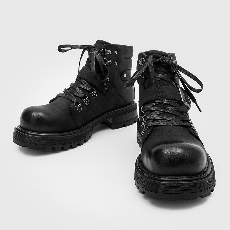 Merk Mannen Leren Laarzen Moto - Waterproof Winter Boot recensie en prijs