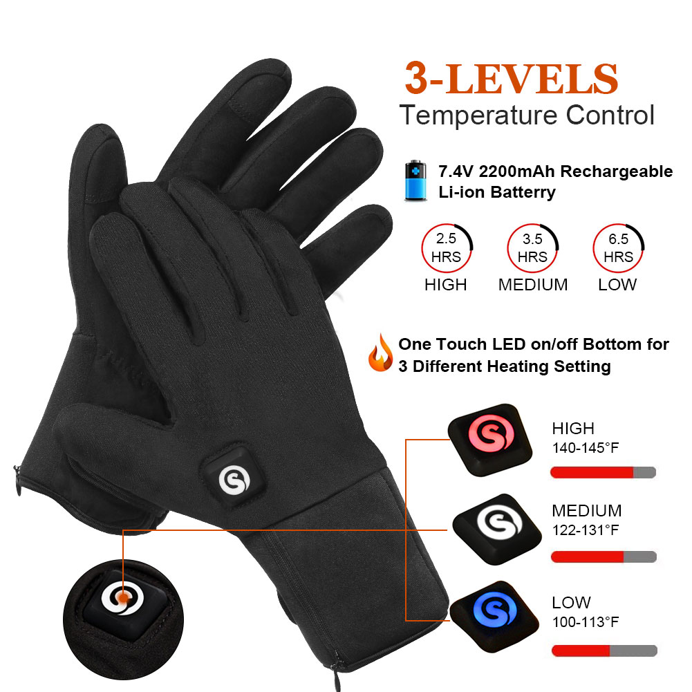 Winter Elektrisch Verwarmde Ha - Touch Screen Gloves recensie en prijs