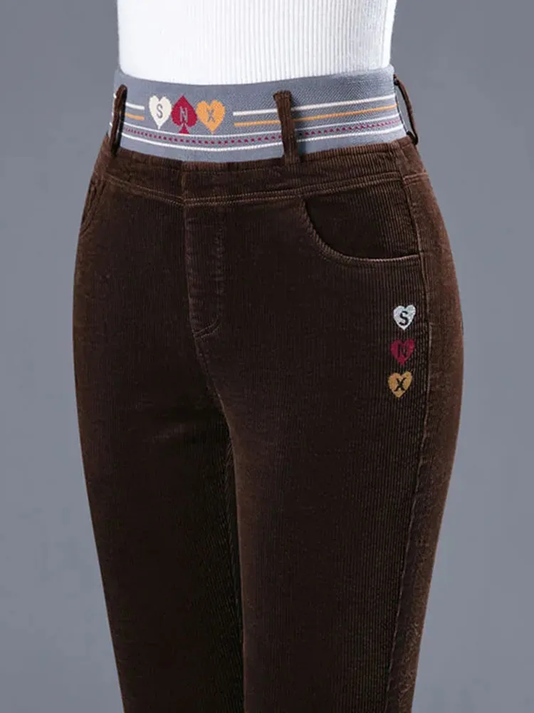 Winter Dikker Pluche Gevoerde  - Corduroy Pant Warm recensie en prijs