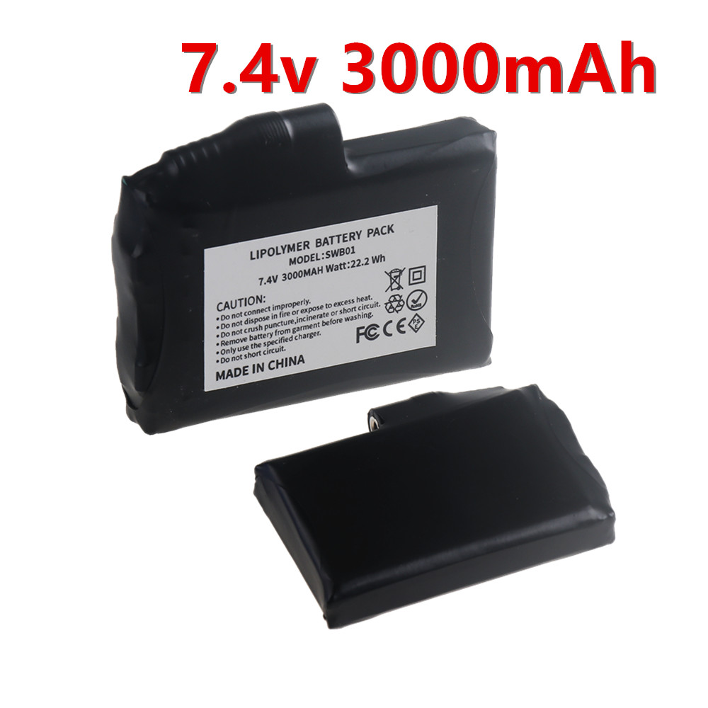 7,4V 3000mAh Li-Polymeer batte - Heated Vest Battery recensie en prijs