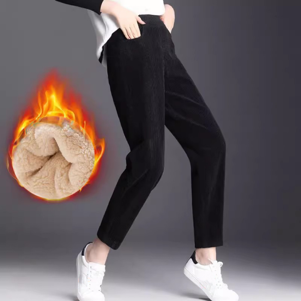 1 stks Vrouwen Herfst Winter P - Corduroy Pant Warm recensie en prijs
